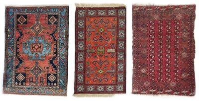 Lot 1231 - A Hamadan rug, North West Persia, circa 1920.