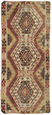 Lot 1233 - An Anatolian kelim, circa 1900.