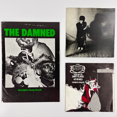 Lot 158 - THE DAMNED. The 'Disciples Song Book', and two 7" singles.