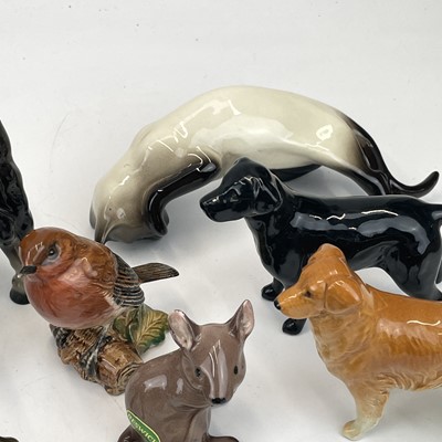 Lot 887 - A Beswick pottery horse height 19cm together...