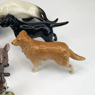 Lot 887 - A Beswick pottery horse height 19cm together...