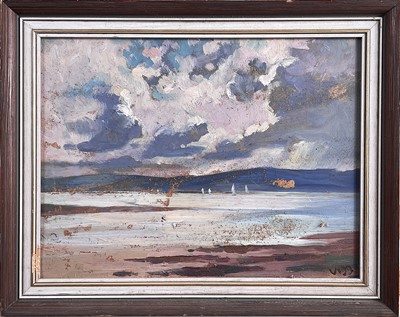 Lot 1413 - Barbara Wills, Children in a landscape,...