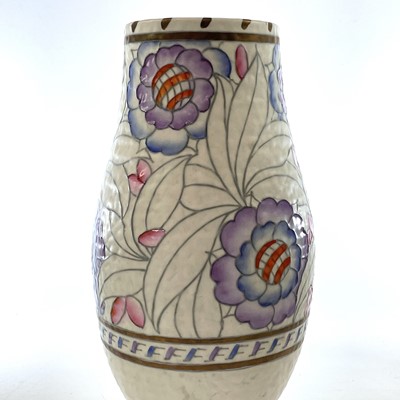 Lot 849 - Three Charlotte Rhead vases, with tube-lined...