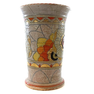 Lot 849 - Three Charlotte Rhead vases, with tube-lined...