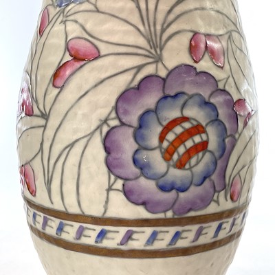 Lot 849 - Three Charlotte Rhead vases, with tube-lined...