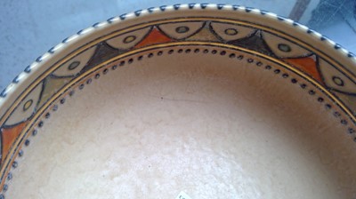Lot 851 - Charlotte Rhead, a Crown Ducal bowl, with gilt...