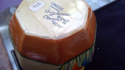 Lot 845 - Clarice Cliff, crocus pattern, a fruit bowl,...