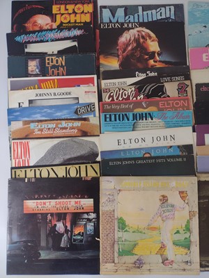 Lot 74 - ELTON JOHN - LP COLLECTION. Forty-seven 12" records including early albums.
