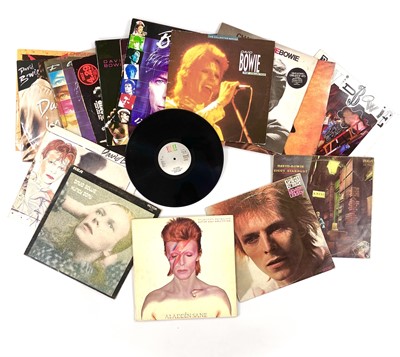 Lot 76 - DAVID BOWIE - Thirteen 12" albums and singles.