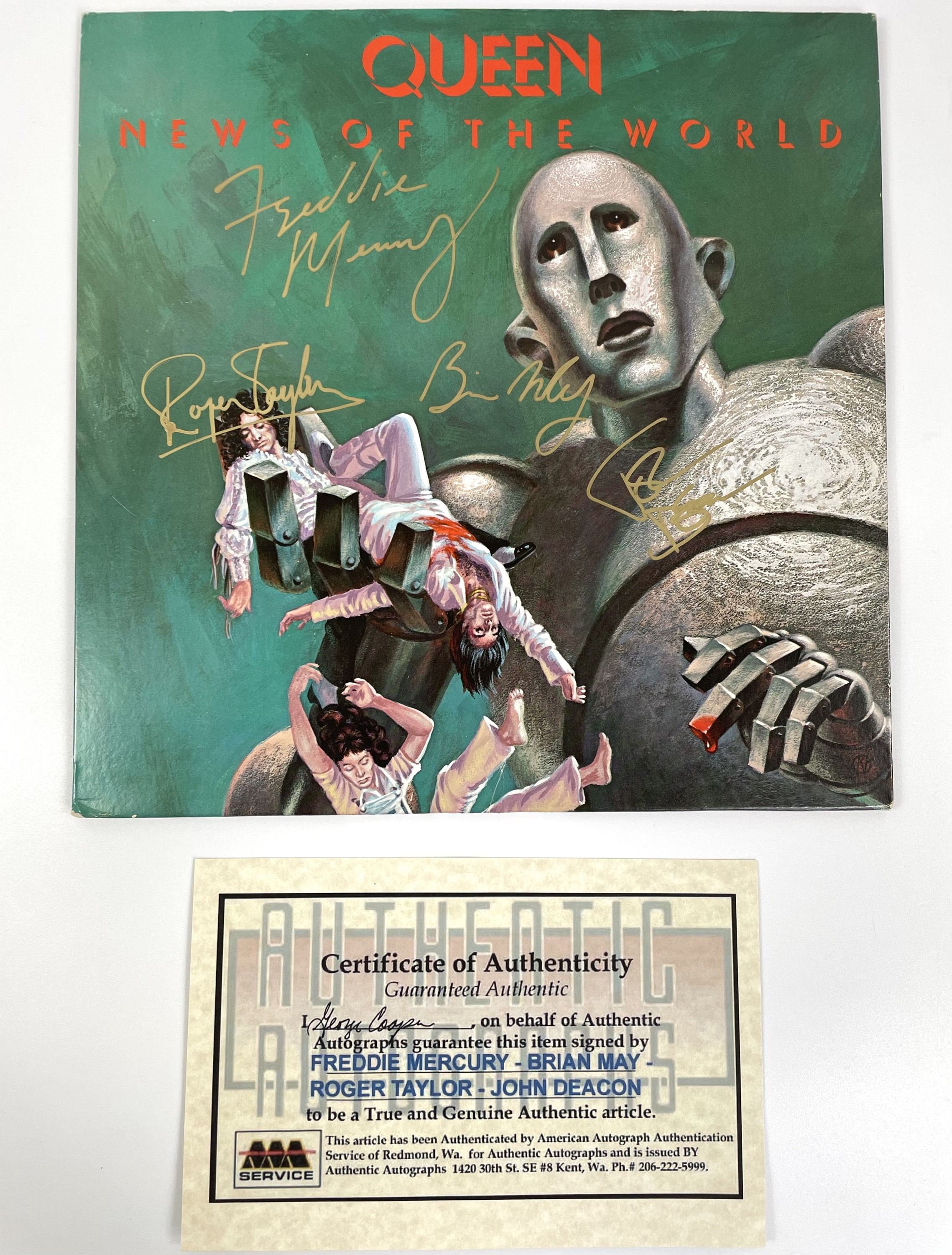 Lot 4 - SIGNED QUEEN 12