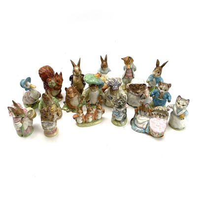 Lot 916 - A Beswick Beatrix potter figure of Peter...