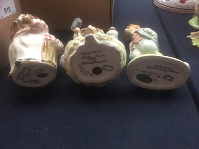 Lot 916 - A Beswick Beatrix potter figure of Peter...