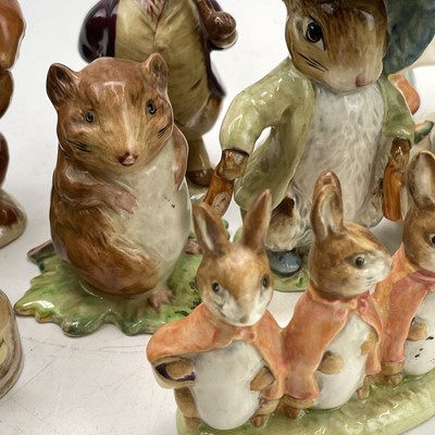 Lot 916 - A Beswick Beatrix potter figure of Peter...