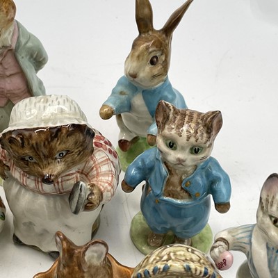 Lot 916 - A Beswick Beatrix potter figure of Peter...