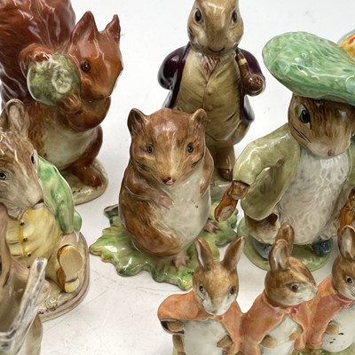Lot 916 - A Beswick Beatrix potter figure of Peter...