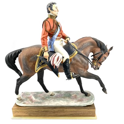 Lot 812 - Royal Worcester, an equestrian group of the...