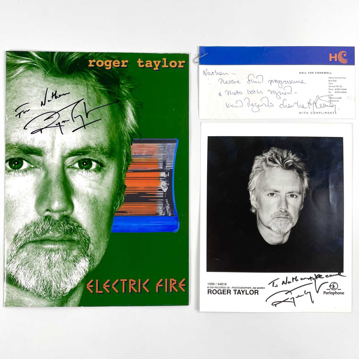 Lot 39 - SIGNED ROGER TAYLOR. 'Electric Fire