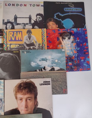 Lot 73 - JOHN LENNON, PAUL McCARTNEY and WINGS. Nineteen 12" vinyl.