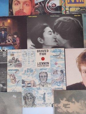 Lot 73 - JOHN LENNON, PAUL McCARTNEY and WINGS. Nineteen 12" vinyl.