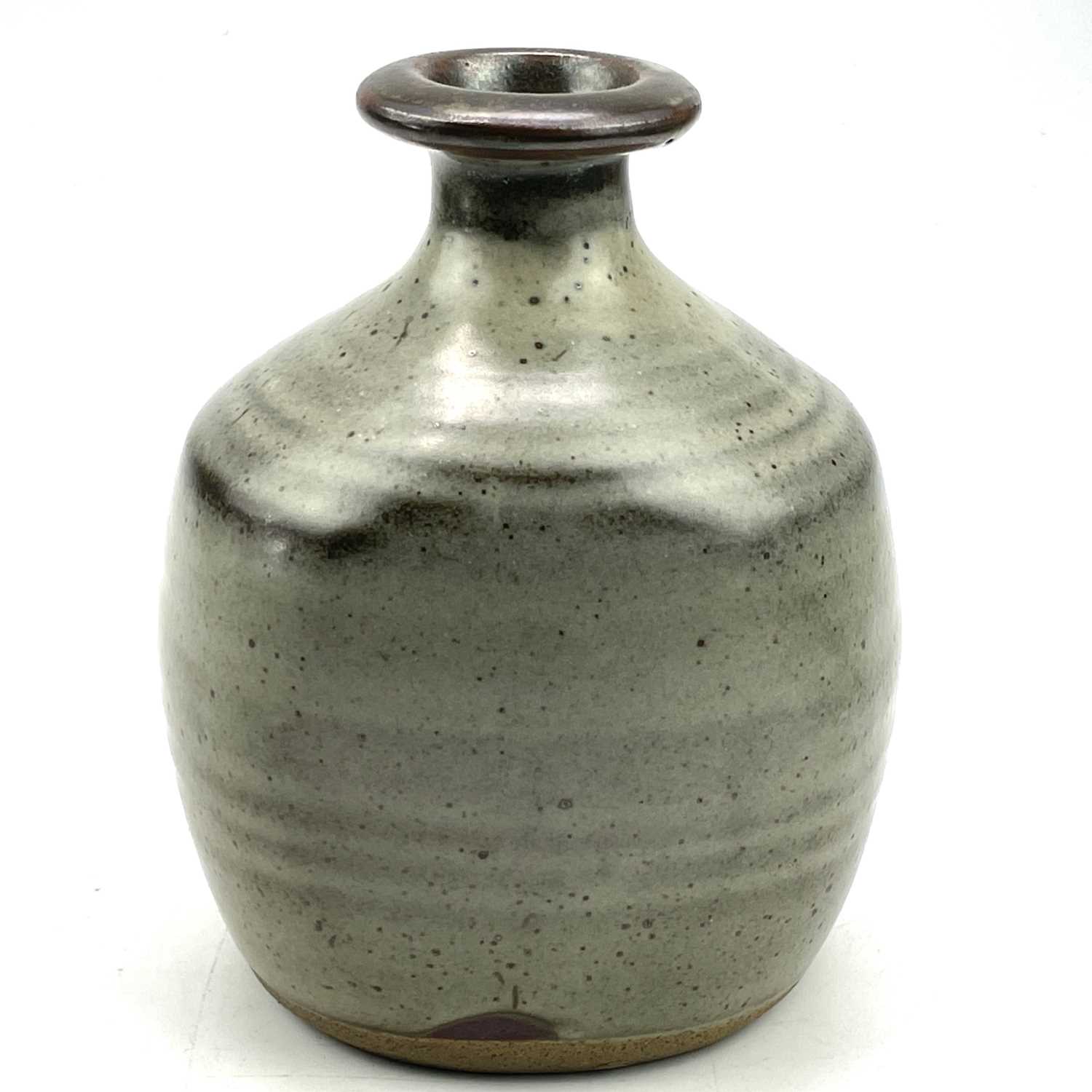 Lot 862 A Lowerdown pottery vase, of slightly