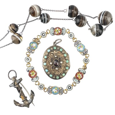Lot 264 - Victorian costume jewellery