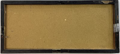 Lot 74 - A framed needlepoint sampler.