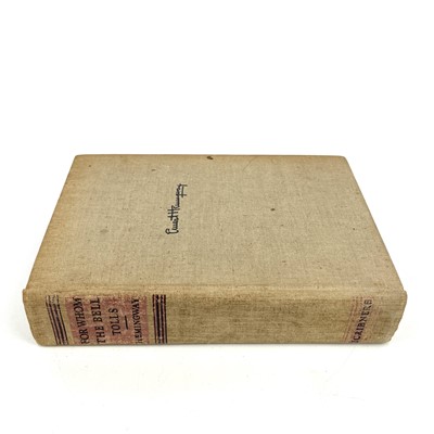 Lot 216 - ERNEST HEMINGWAY. 'For Whom the Bell Tolls'.