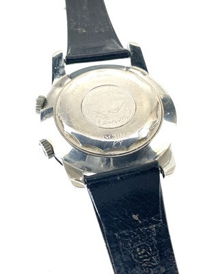 Lot 296 - Enicar Sherpa Guide 600 GMT gentleman's Pilot's wristwatch.