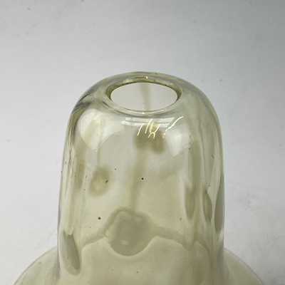 Lot 828 - An Art Nouveau vaseline glass light shade,...