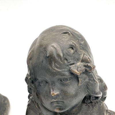 Lot 56 - A plaster bust, titled St Fortunata, early...