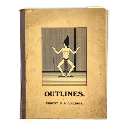 Lot 228 - ERNEST H. R. COLLINGS. 'Outlines. A Book of Drawings'.