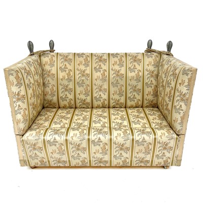 Lot 1847 - A Knole settee, 20th century, of typical form,...