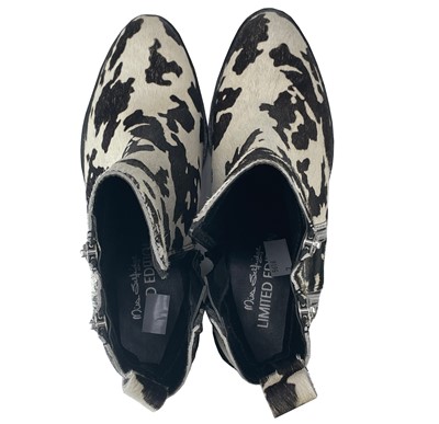Lot 417 - Miss Selfridge Limited Edition pony fur boots.