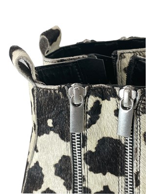 Lot 417 - Miss Selfridge Limited Edition pony fur boots.