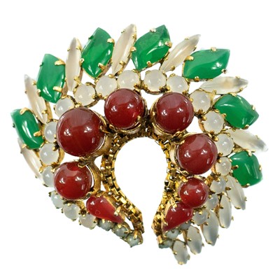 Lot 410 - Christian Dior costume brooch.