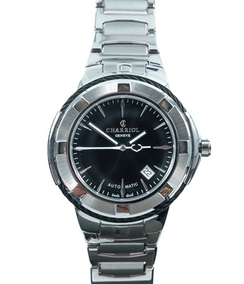 Lot 308 - A Philippe Charriol Automatic stainless steel gentleman's bracelet wristwatch.