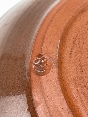 Lot 890 - An Alan Brough studio pottery dish, the centre...