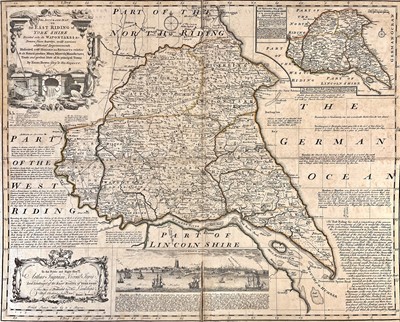 Lot 418 - Georgian map of the East Riding of Yorkshire