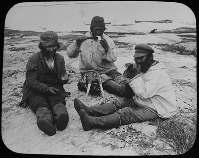 Lot 293 - Inuit interest, 66 magic lantern slides, early...