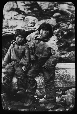 Lot 293 - Inuit interest, 66 magic lantern slides, early...
