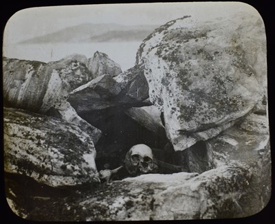 Lot 293 - Inuit interest, 66 magic lantern slides, early...