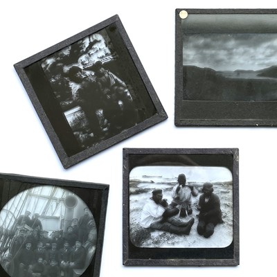 Lot 293 - Inuit interest, 66 magic lantern slides, early...