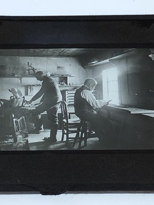 Lot 293 - Inuit interest, 66 magic lantern slides, early...