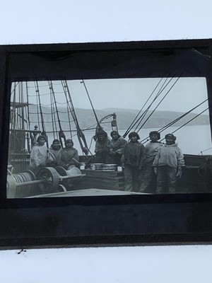 Lot 293 - Inuit interest, 66 magic lantern slides, early...