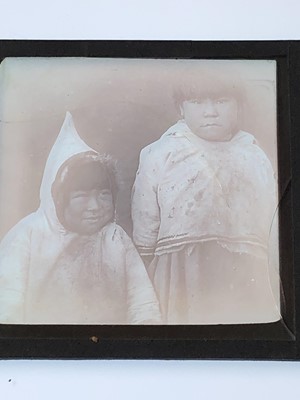Lot 293 - Inuit interest, 66 magic lantern slides, early...