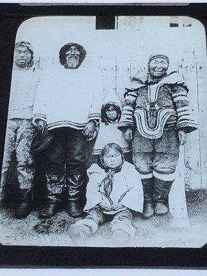 Lot 293 - Inuit interest, 66 magic lantern slides, early...