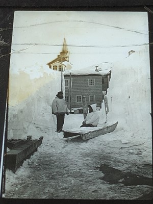 Lot 293 - Inuit interest, 66 magic lantern slides, early...