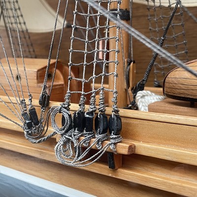 Lot 83 - A model of the three masted sailing ship...