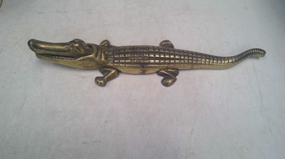 Lot 14 - A Large Vintage Nutcracker. A Crocodile in...