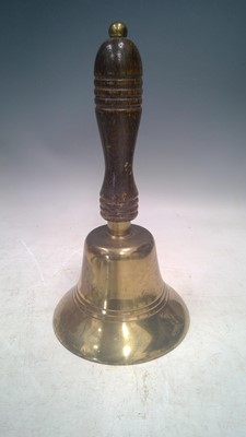 Lot 11 - A Vintage Brass, and Wooden Handled School...